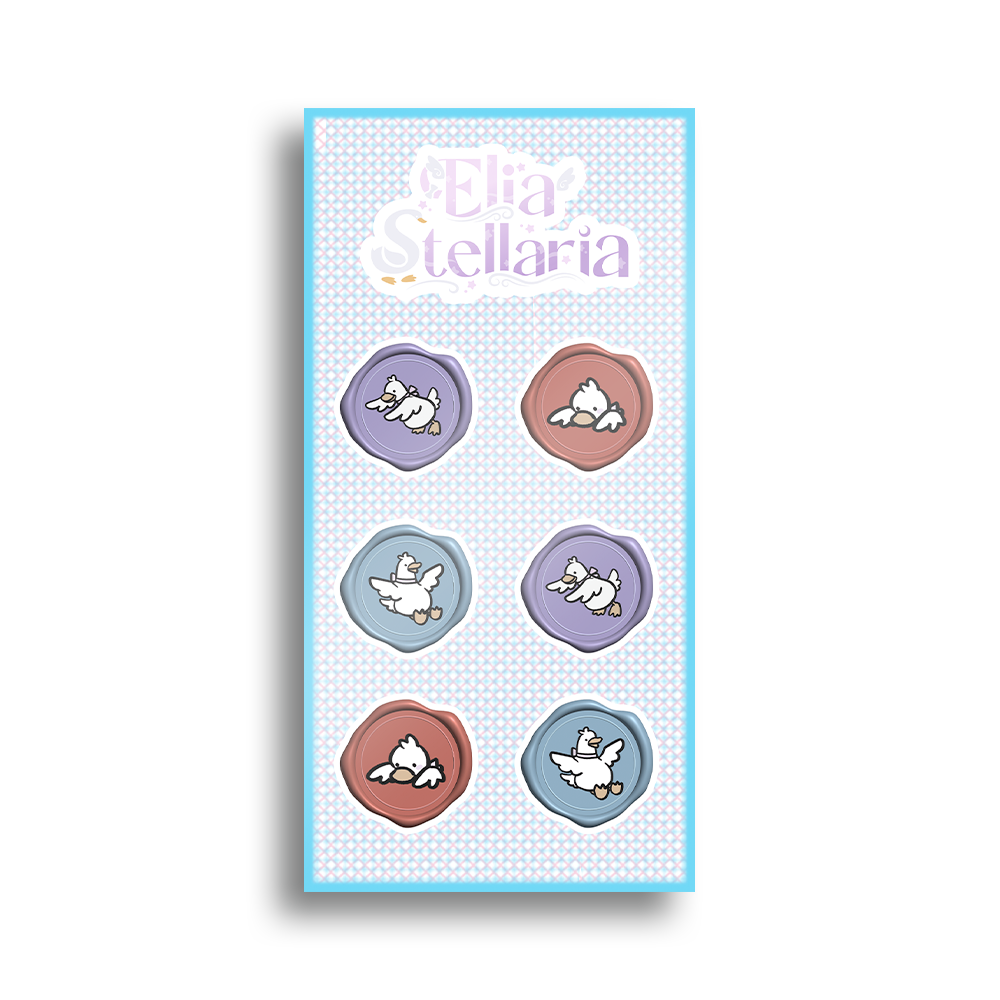 Elia Stellaria | Goose Seal Sticker Set - Sticker Set