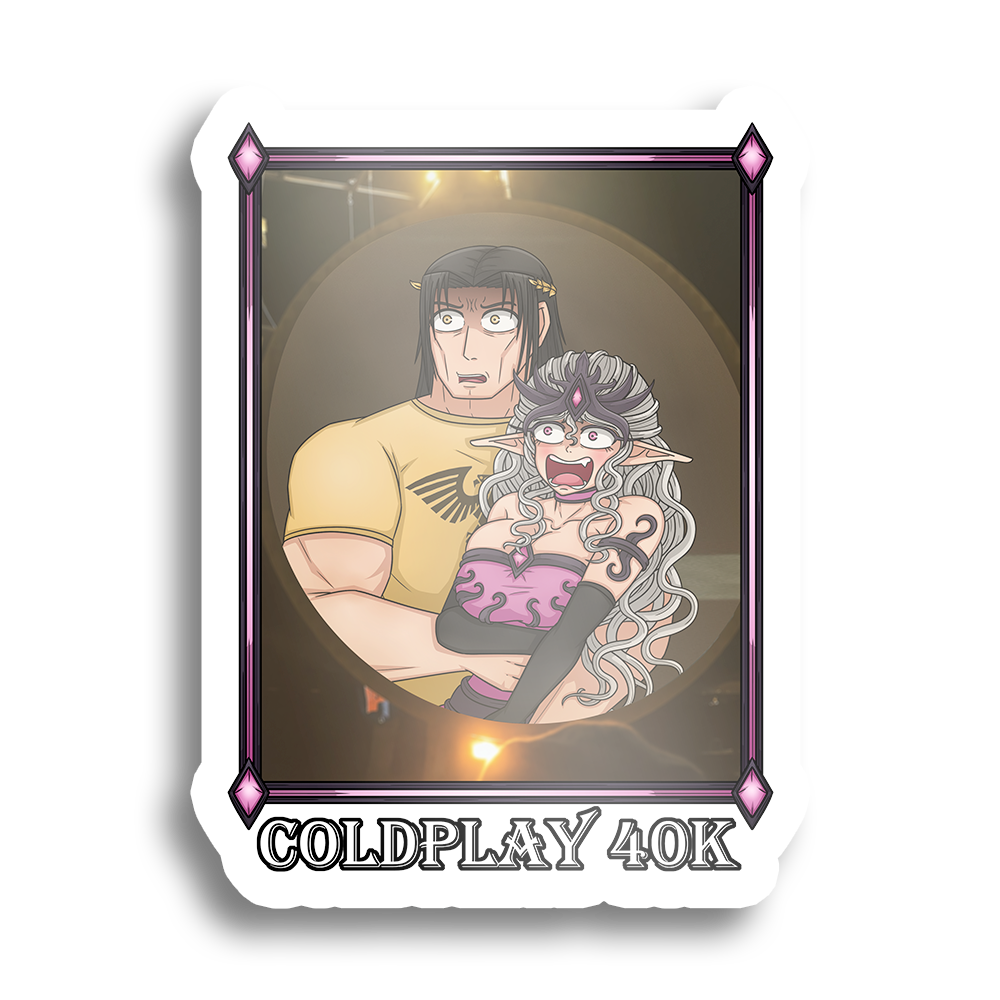 Easty | Slaanesh and Big E Concert Scandal - Sticker