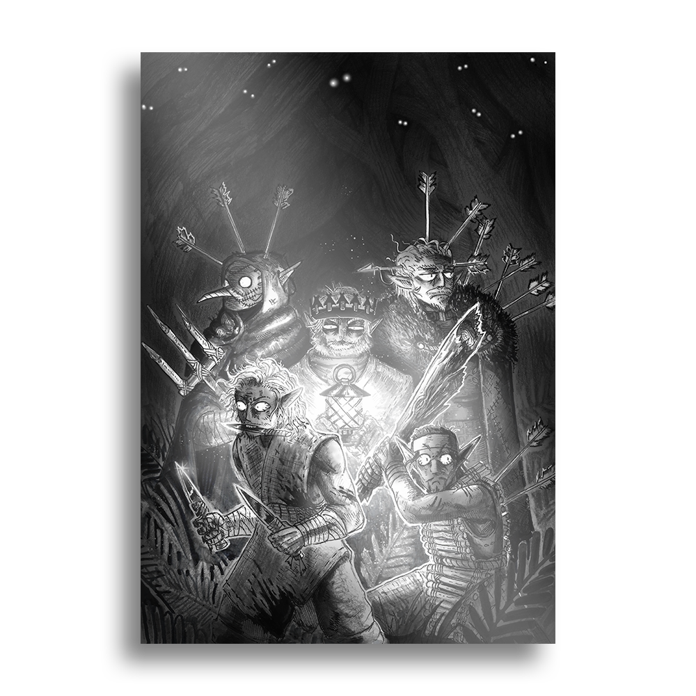 RubixRaptor | The Elven Woods - Art print