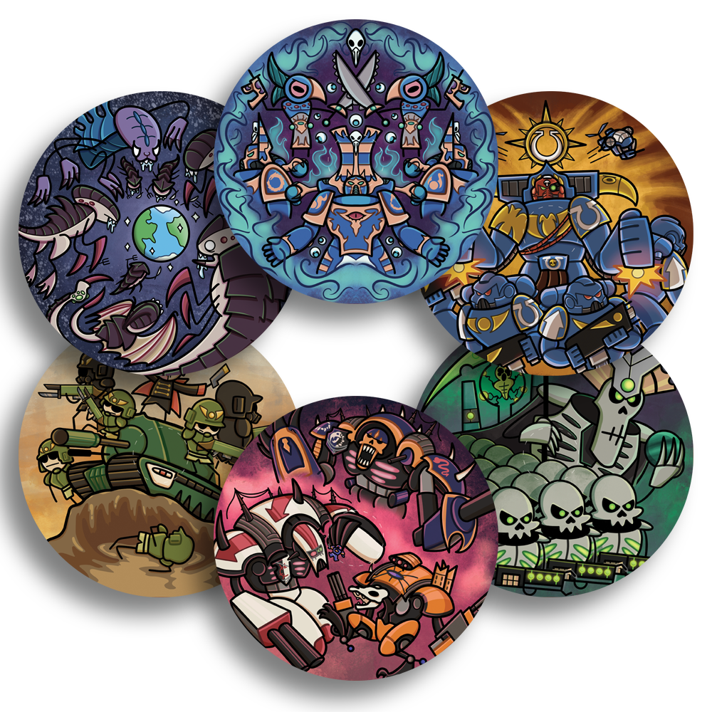 Adeptus Ridiculous | Little Guys - Objective Markers